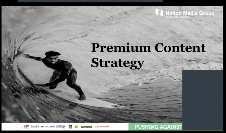 Nation Media Group's premium content has increased paywall revenue growth by 115% monthly.