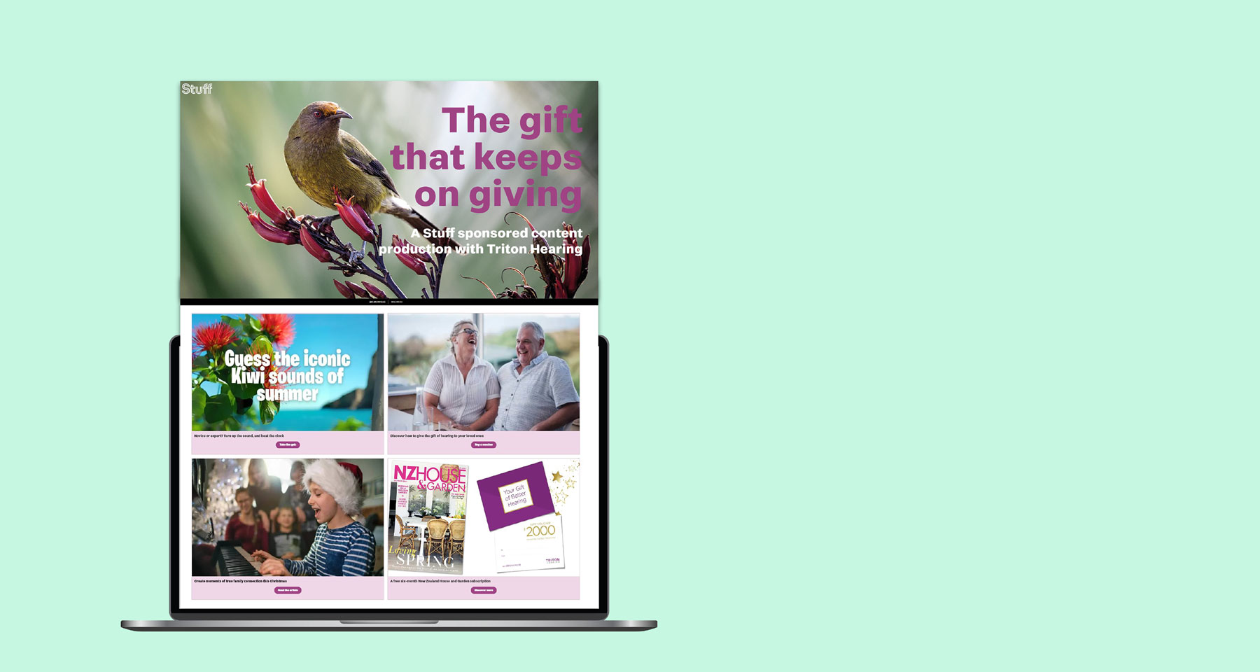Stuff’s innovative advertising storytelling techniques spread the word about hearing loss